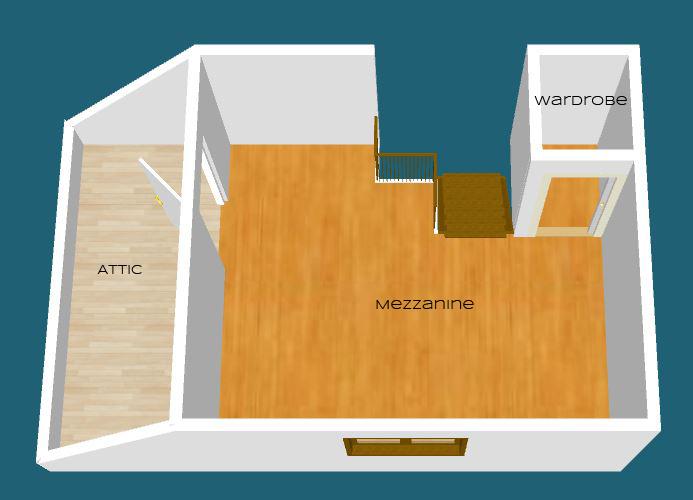 Layout of level 3 of the villa